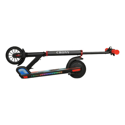سكوتر كهربائي للأطفال CRONY S2 مع نظام تعليق 150 واط سرعة 8-19 كم/ساعة مدى 6-12 كم شاشة LED قابلة للطي
