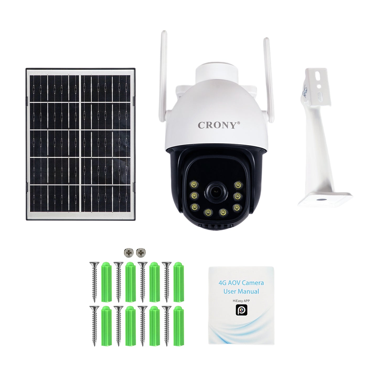 كاميرا شمسية 4G منخفضة الطاقة CRONY H10 AOV 24H