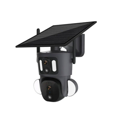 كاميرا CRONY RBX-SD320 4G-4K-8MP RBX-SD320 واي فاي-4K-8MP شمسية مزدوجة الربط بطارية كاميرا PT مدمجة بطارية خارجية تتبع بشري تلقائي عدسة مزدوجة شمسية