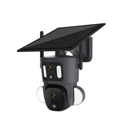 كاميرا CRONY RBX-SD320 4G-4K-8MP RBX-SD320 واي فاي-4K-8MP شمسية مزدوجة الربط بطارية كاميرا PT مدمجة بطارية خارجية تتبع بشري تلقائي عدسة مزدوجة شمسية