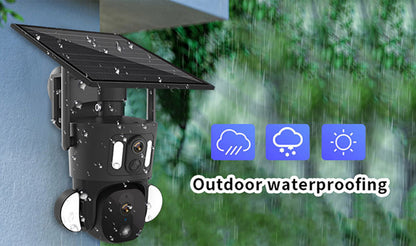 كاميرا CRONY RBX-SD320 4G-4K-8MP RBX-SD320 واي فاي-4K-8MP شمسية مزدوجة الربط بطارية كاميرا PT مدمجة بطارية خارجية تتبع بشري تلقائي عدسة مزدوجة شمسية