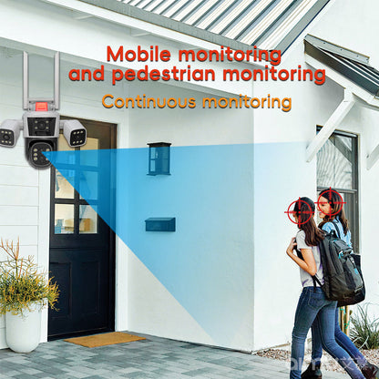 كروني WQQ849S-PW-8K-10X (تطبيق IPC360 للمنزل) كاميرا بأربع رؤوس