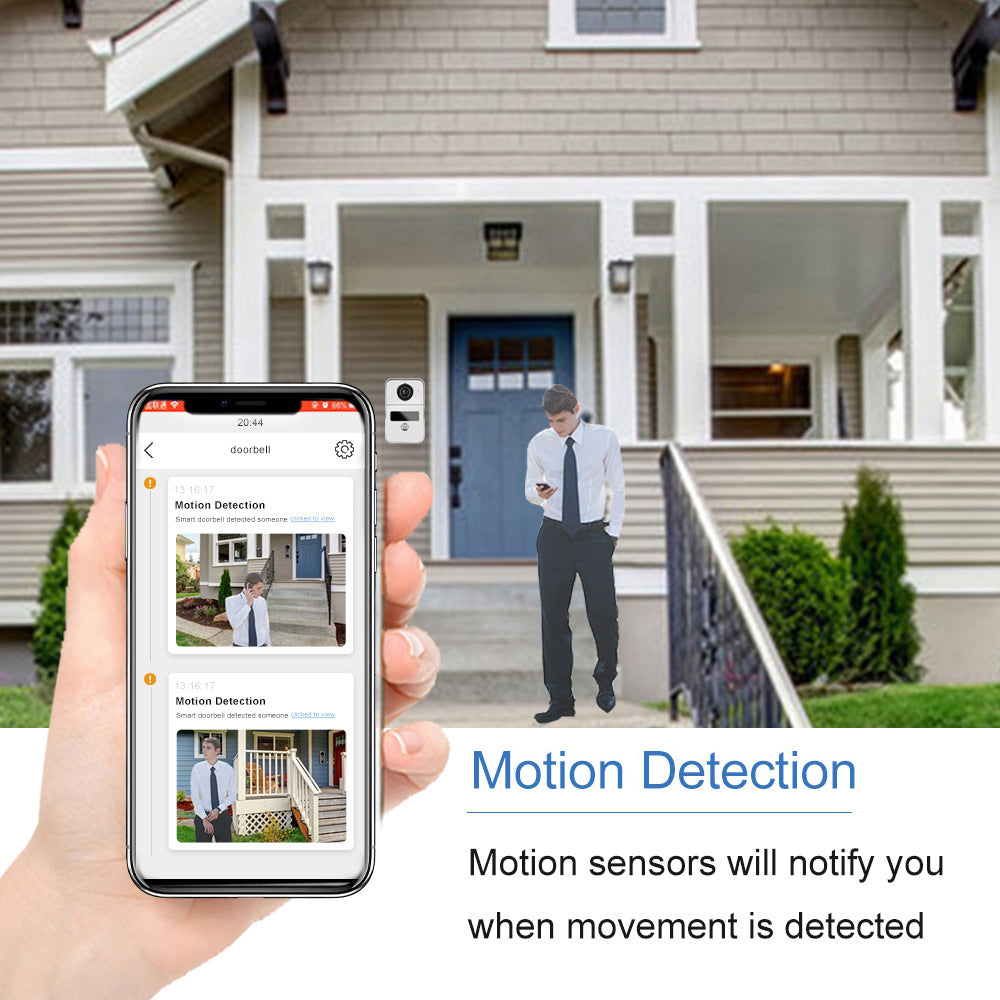 جهاز مراقبة داخلي بشاشة لمس 10 بوصة عالية الدقة CRONY، هاتف باب فيديو IP، نظام الاتصال الداخلي عبر الواي فاي