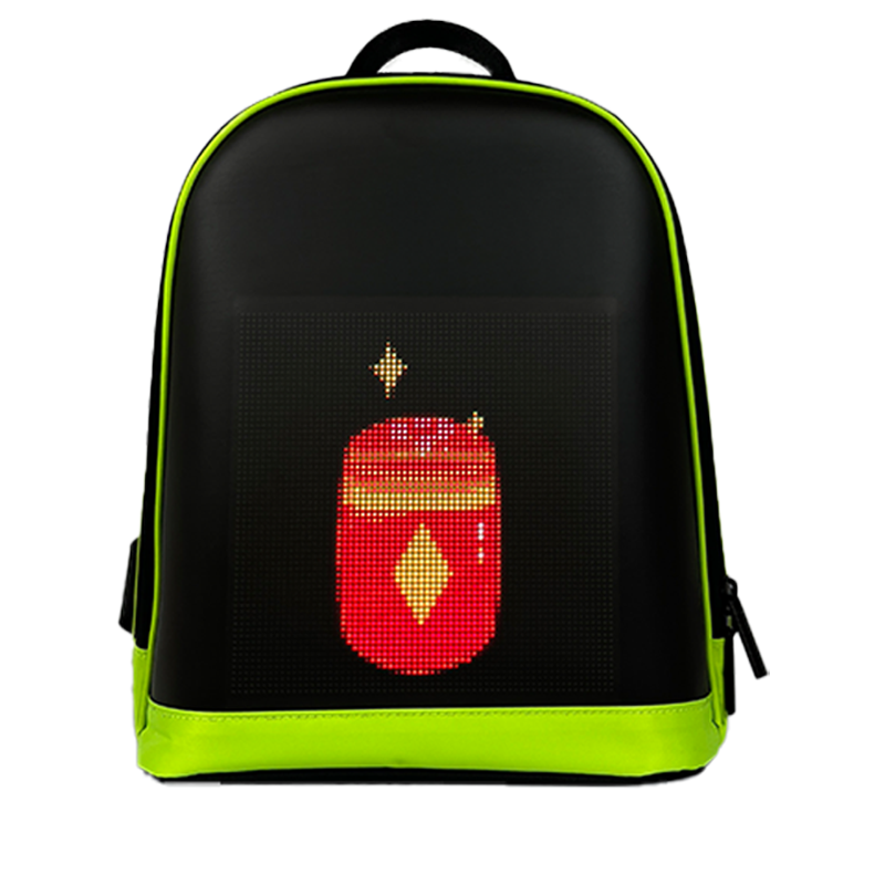 CRONY LED display backpack R1 motorcycle backpack with customizable programmable smart light-up digital display