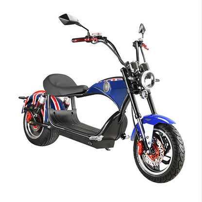 كروني نيو X1 هارلي سيارة كهربائية مع مكبر صوت بلوتوث سكوتر كهربائي تعليق أمامي وخلفي