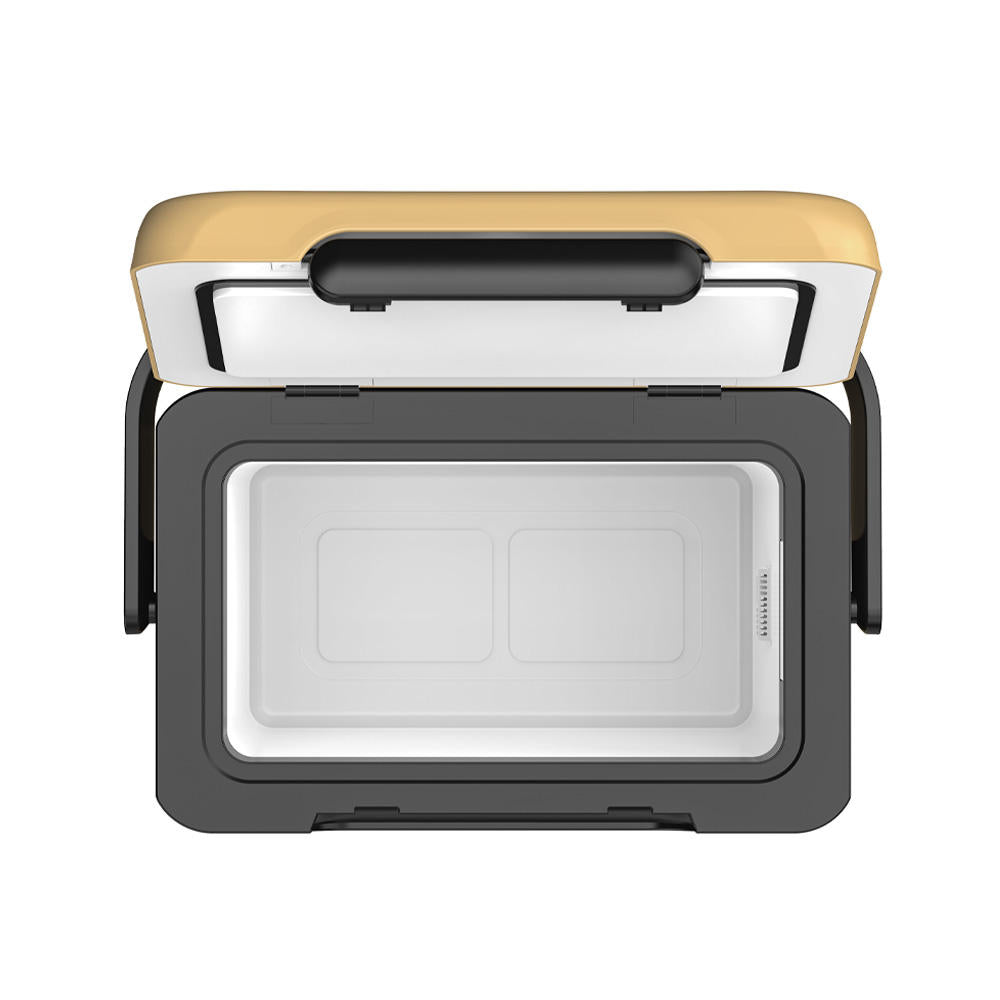 ثلاجة سيارة CRONY N12 بسعة 12 لتر، فريزر محمول للمركبات والشاحنات والعربات الترفيهية، تعمل بالتيار المتردد والمستمر 12 فولت و24 فولت، ثلاجة صغيرة مع بطارية قابلة للفصل وشاشة LED، من -20°C إلى 20°C للتخييم والسفر والنشاطات الخارجية