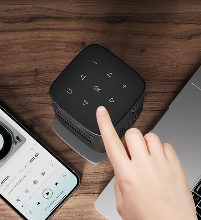 جهاز عرض عمودي CRONY C1000 ثلاثي الأبعاد مع مكبر صوت بلوتوث، ميني 1080 بكسل، واي فاي، ذكي، LED DLP، أندرويد، مسرح منزلي محمول، جهاز عرض فيديو جيب بيكو مع بطارية