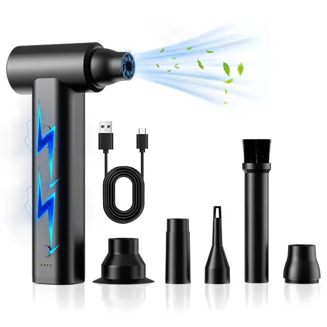 CRONY J01MAX-V منفاخ غبار عنيف منفاخ غبار عنيف جامع غبار توربو محمول لاسلكي منفاخ كهربائي مروحة نفاثة توربو صغيرة مجفف شعر