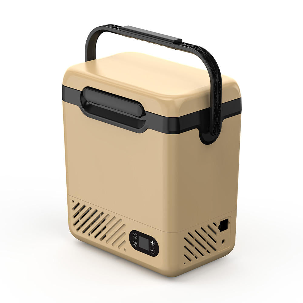 ثلاجة سيارة CRONY N12 بسعة 12 لتر، فريزر محمول للمركبات والشاحنات والعربات الترفيهية، تعمل بالتيار المتردد والمستمر 12 فولت و24 فولت، ثلاجة صغيرة مع بطارية قابلة للفصل وشاشة LED، من -20°C إلى 20°C للتخييم والسفر والنشاطات الخارجية