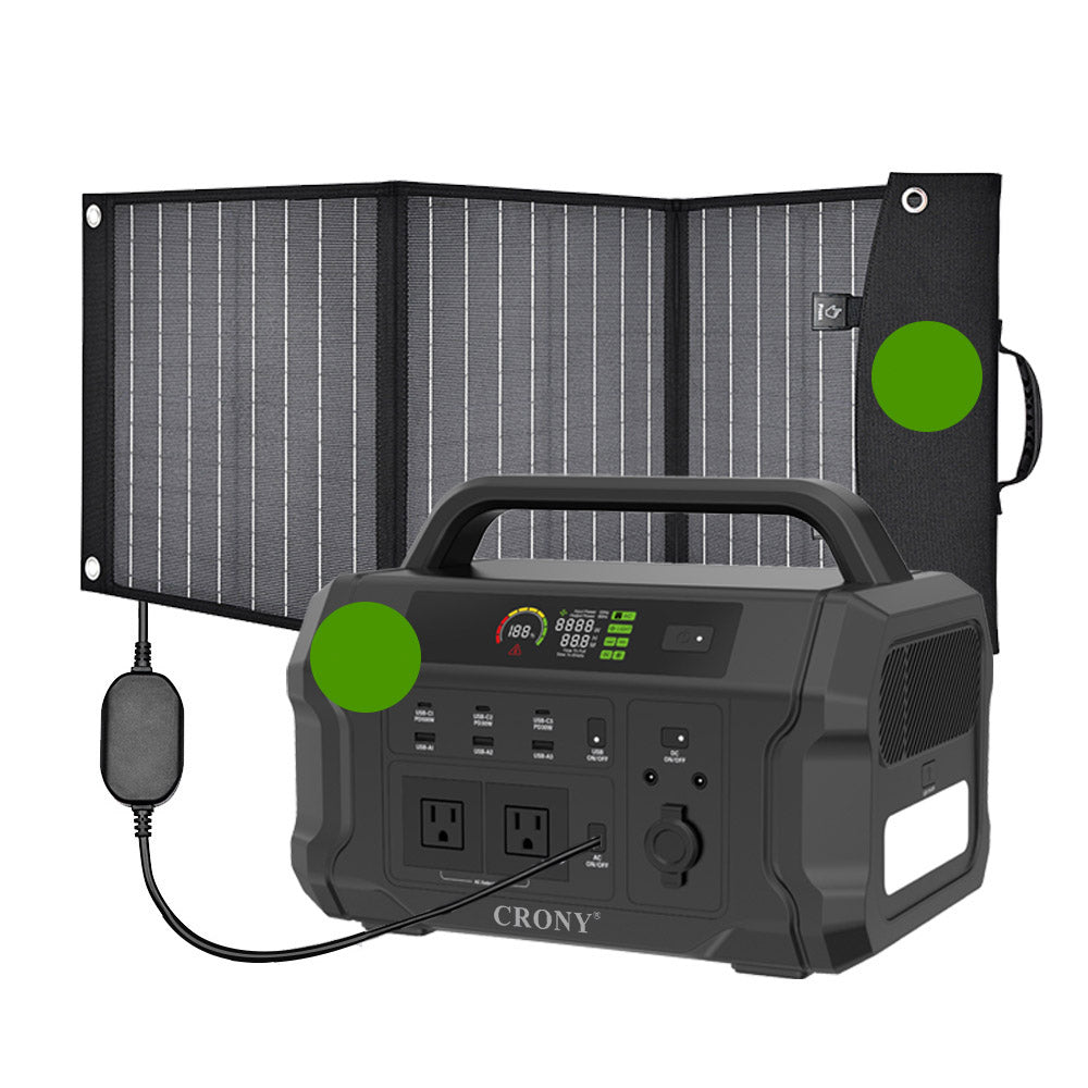 محطة طاقة محمولة CRONY CN1002-1800W تيار متردد 230 فولت