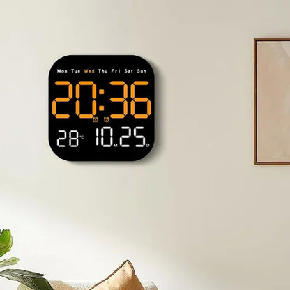 CRONY 6650 Electronic Clock Multi-functional LED Electronic Wall Table Clock Hanging and Standing Dual-purpose Clock