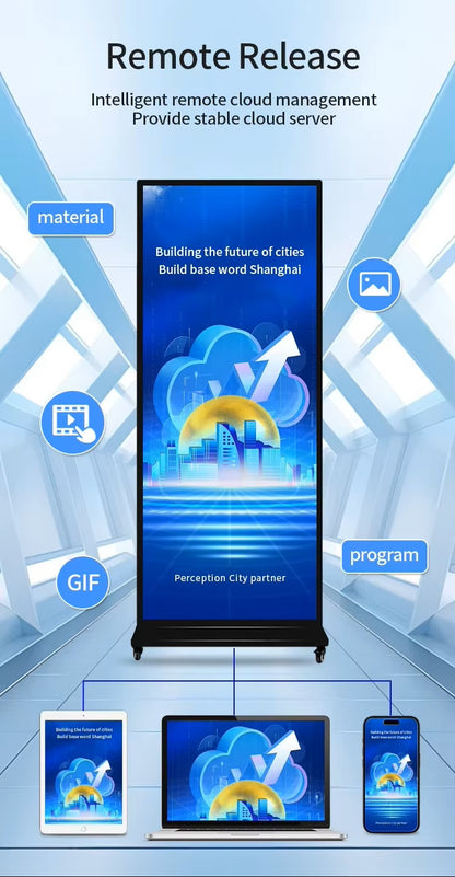 كروني TX64-2 شاشة لمس عمودية بحجم 64 بوصة بدقة عالية كاملة نظام أندرويد 11 شاشة LED مكبرات صوت مزدوجة واي فاي بلوتوث للمكتب والفصل الدراسي