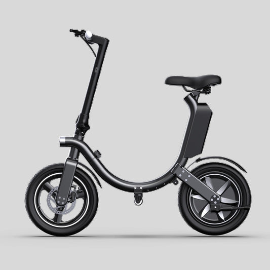 دراجة كهربائية قابلة للطي CRONY C2 مقاس 14 بوصة بمحرك 350 واط وبطارية 36 فولت وفرامل قرصية أمامية/خلفية