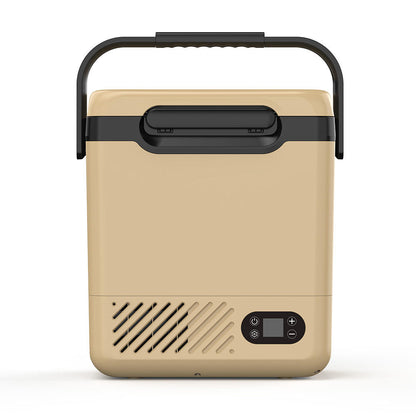 ثلاجة سيارة CRONY N12 بسعة 12 لتر، فريزر محمول للمركبات والشاحنات والعربات الترفيهية، تعمل بالتيار المتردد والمستمر 12 فولت و24 فولت، ثلاجة صغيرة مع بطارية قابلة للفصل وشاشة LED، من -20°C إلى 20°C للتخييم والسفر والنشاطات الخارجية