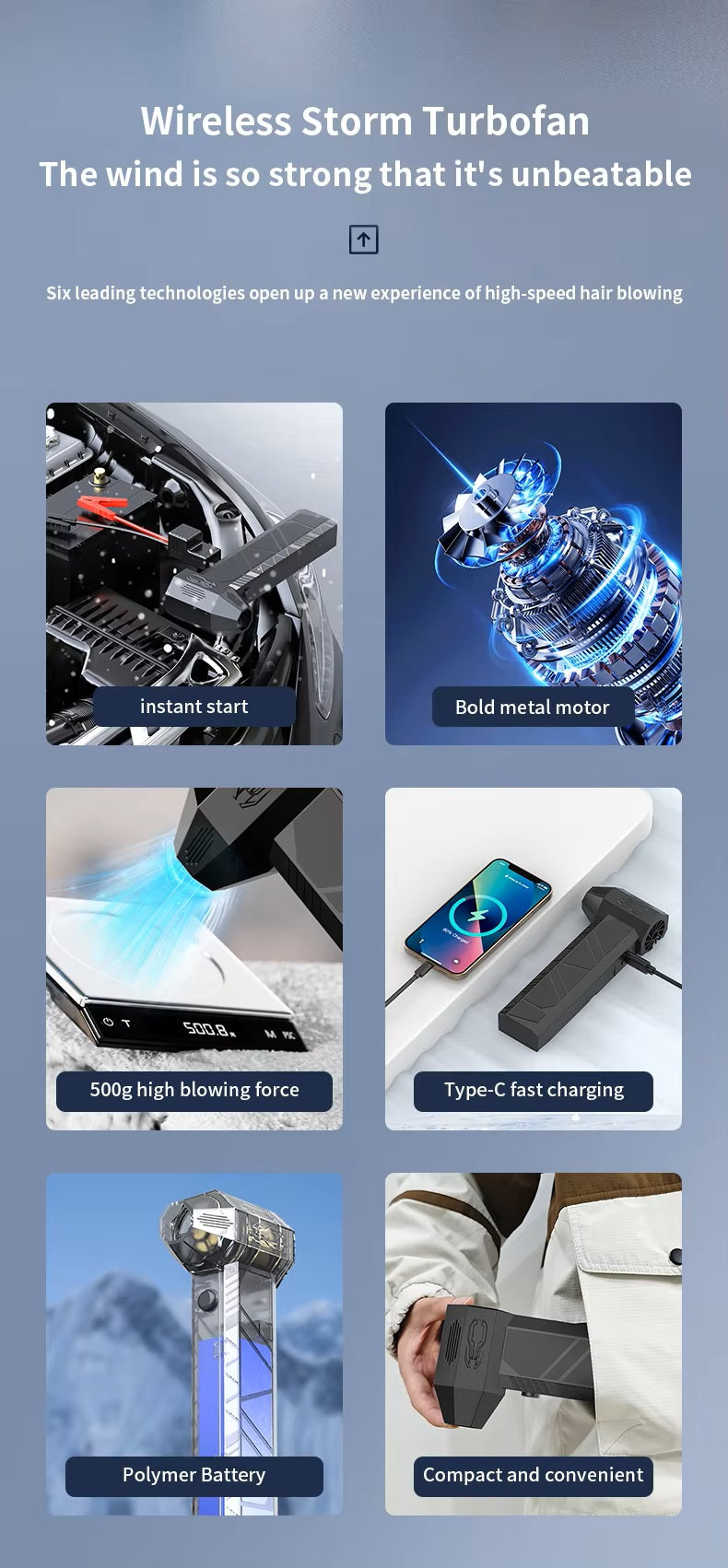 مروحة قوة فائقة CRONY PQ235 مع جهاز تشغيل القفز