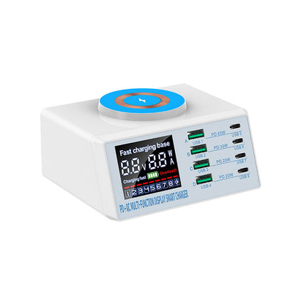 محطة شحن متعددة الوظائف CRONY WLX-X9M شواحن متعددة الوظائف طاقة عالية 110 واط 8 منافذ شاحن USB C متعدد