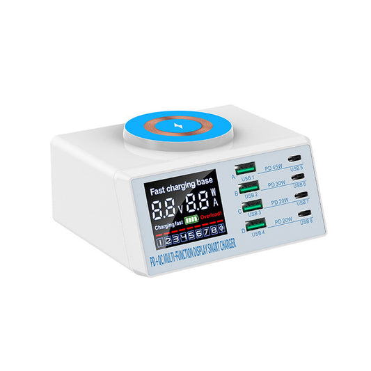 محطة شحن متعددة الوظائف CRONY WLX-X9M شواحن متعددة الوظائف طاقة عالية 110 واط 8 منافذ شاحن USB C متعدد