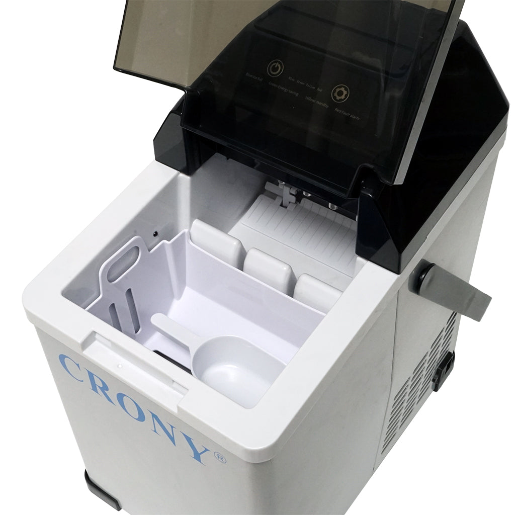 ماكينة صنع الثلج CRONY ICE168 للاستخدام المنزلي والسيارات -20°C تجميد تحكم LED 9 مكعبات ثلج على شكل رصاصة