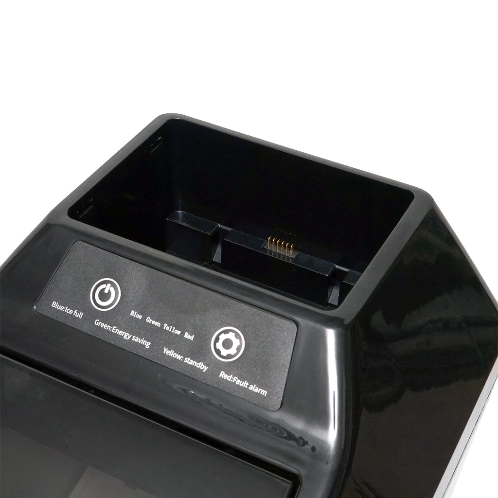 ماكينة صنع الثلج CRONY ICE168 للاستخدام المنزلي والسيارات -20°C تجميد تحكم LED 9 مكعبات ثلج على شكل رصاصة