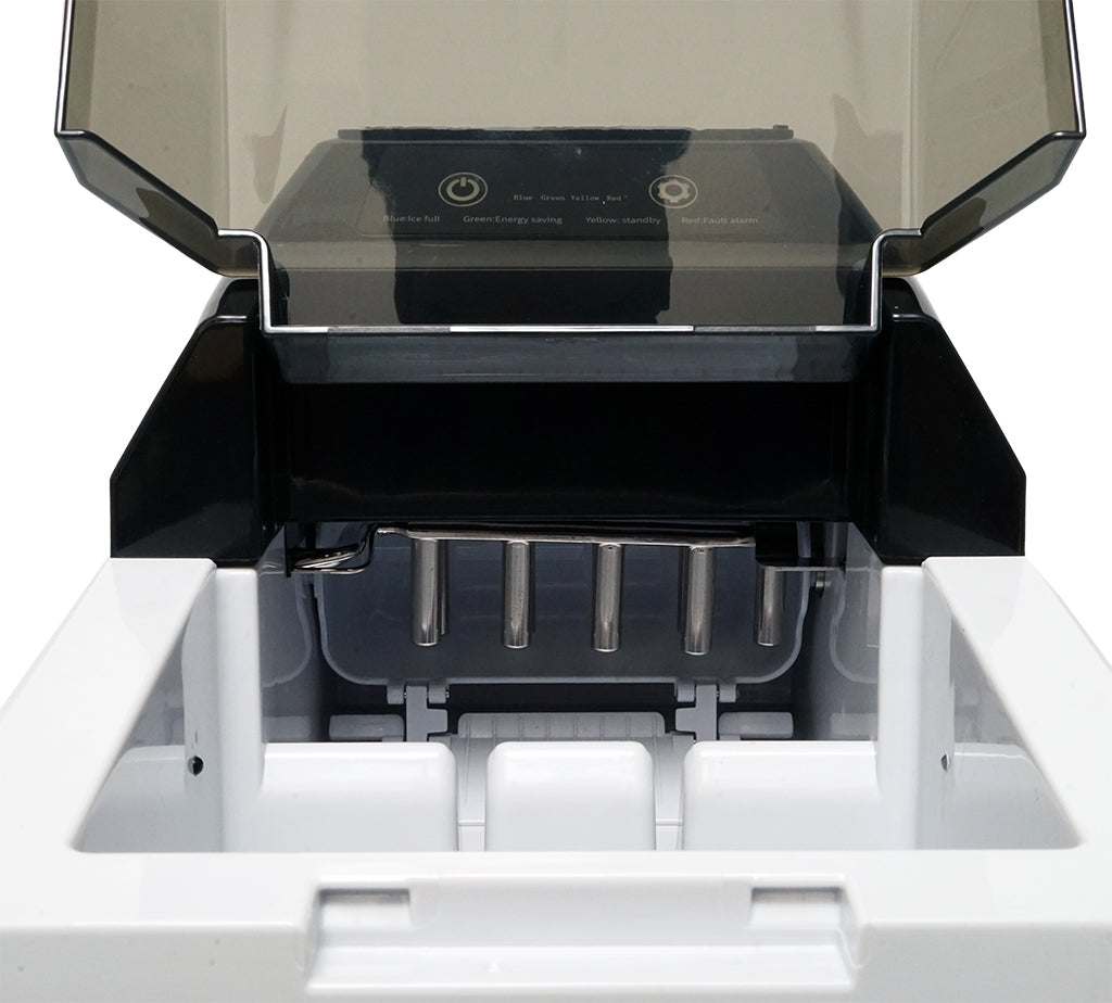 ماكينة صنع الثلج CRONY ICE168 للاستخدام المنزلي والسيارات -20°C تجميد تحكم LED 9 مكعبات ثلج على شكل رصاصة