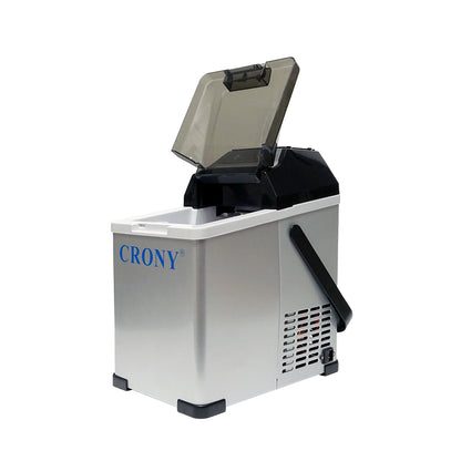 ماكينة صنع الثلج CRONY ICE168 للاستخدام المنزلي والسيارات -20°C تجميد تحكم LED 9 مكعبات ثلج على شكل رصاصة