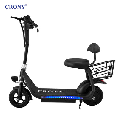 Crony JL005-03 Mini Harley is a compact and stylish electric scooter designed for effortless rides. Powered by a 250W motor and a 36V / 4.8Ah battery