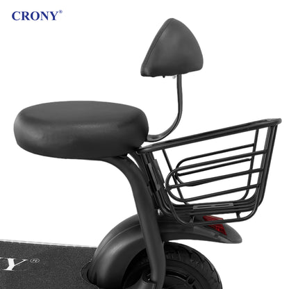 Crony JL005-03 Mini Harley is a compact and stylish electric scooter designed for effortless rides. Powered by a 250W motor and a 36V / 4.8Ah battery