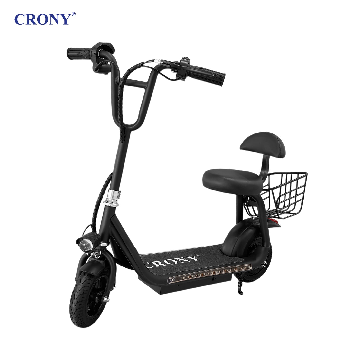 Crony JL005-03 Mini Harley is a compact and stylish electric scooter designed for effortless rides. Powered by a 250W motor and a 36V / 4.8Ah battery