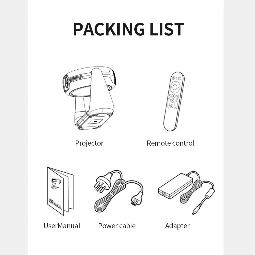 كرواني K2 جهاز عرض دائري مع إضاءة محيطة