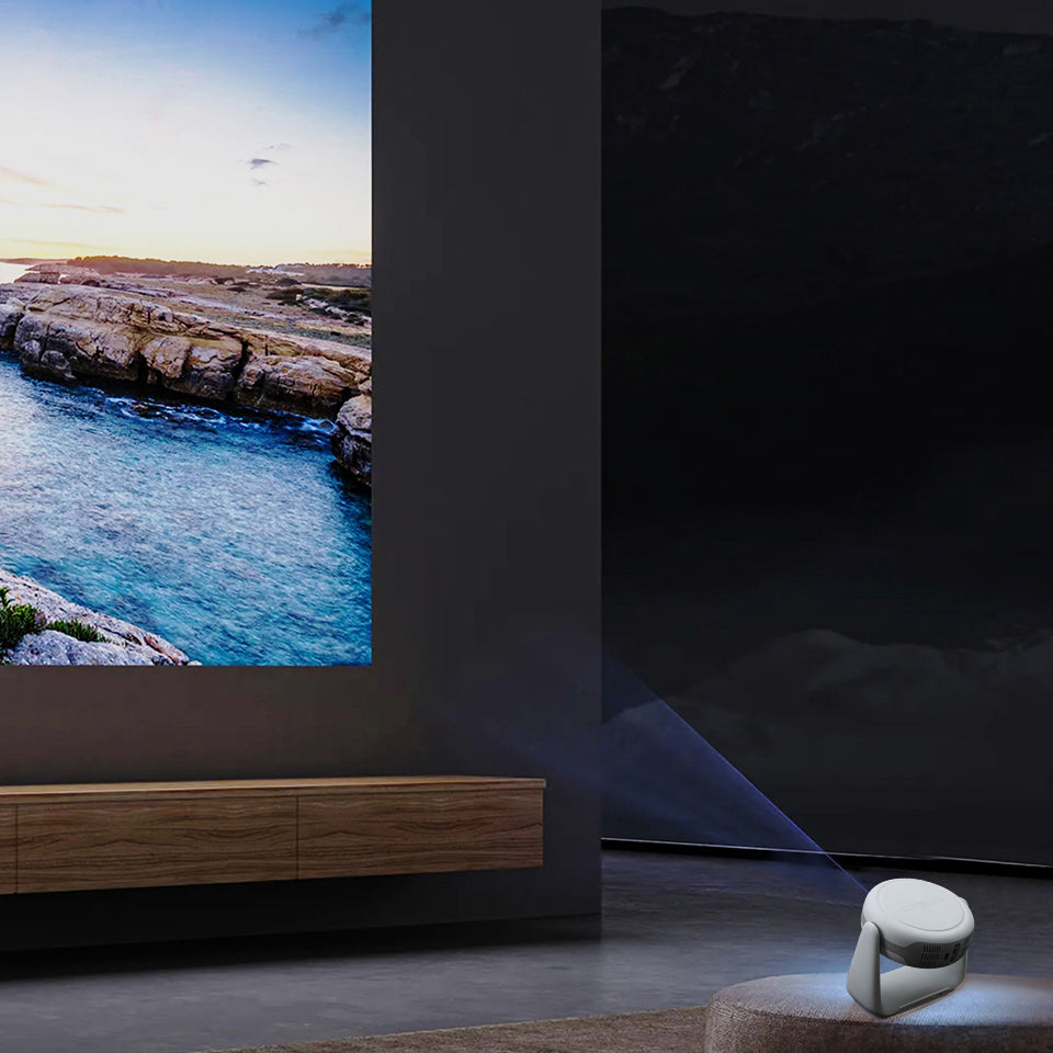 كرواني K2 جهاز عرض دائري مع إضاءة محيطة