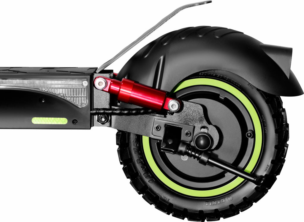 سكوتر كهربائي CRONY T4 بشاشة كبيرة وسرعة عالية مع مصابيح LED ثلاثية التصميم قابل للطي