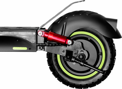 سكوتر كهربائي CRONY T4 بشاشة كبيرة وسرعة عالية مع مصابيح LED ثلاثية التصميم قابل للطي