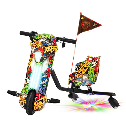 CRONY D02 8 inch V-type drift Car With Speed 18Km/H LED Lights & Bluetooth Speaker