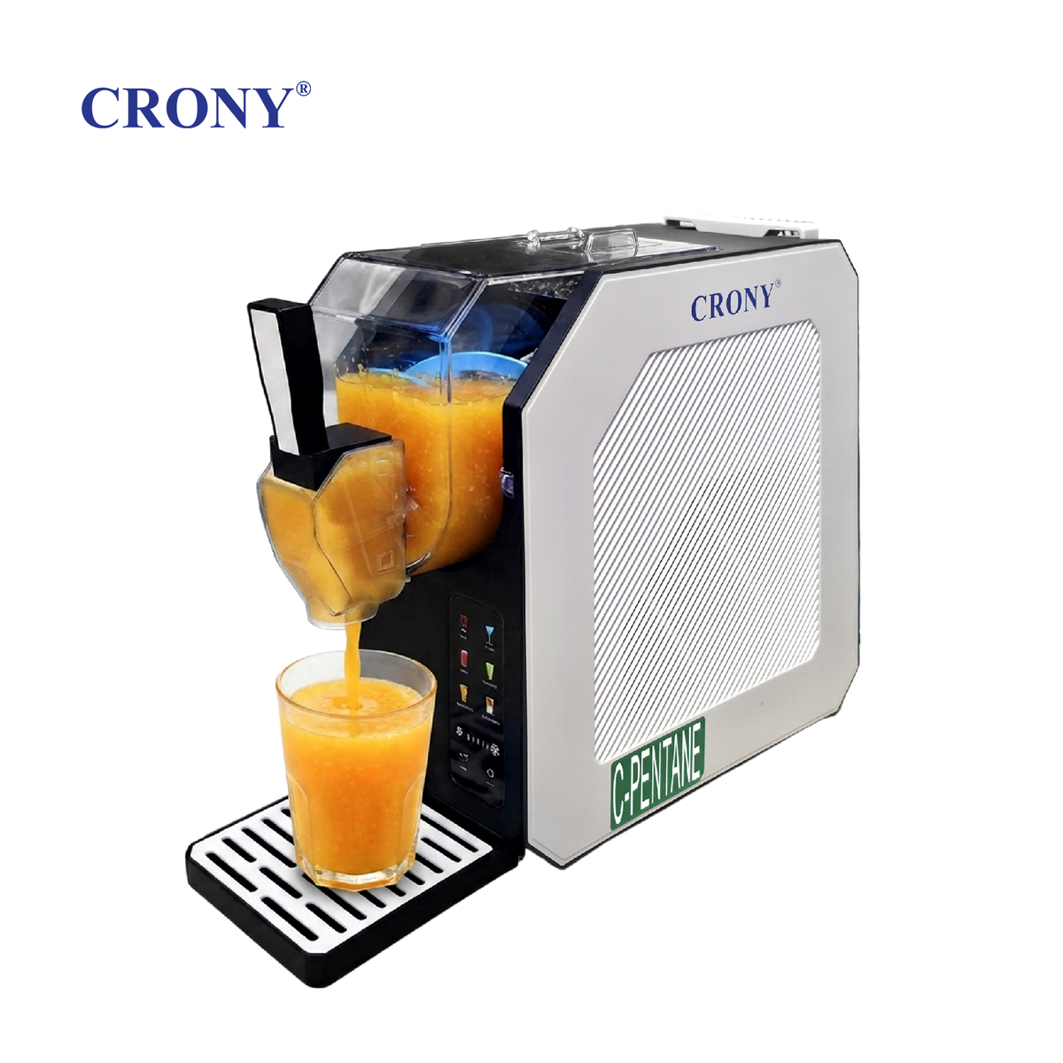 CRONY HBS-1901 Slushie Machine, 1.9L / 64 oz Capacity, 250W Commercial Frozen Drink Maker, AC 220–240V, Compact Slush Maker for Home, Restaurant, Café & Events