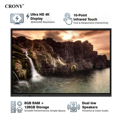 CRONY TX55-1 55 4K Interactive Whiteboard,4K Touch Screen,1-Year Local Warranty