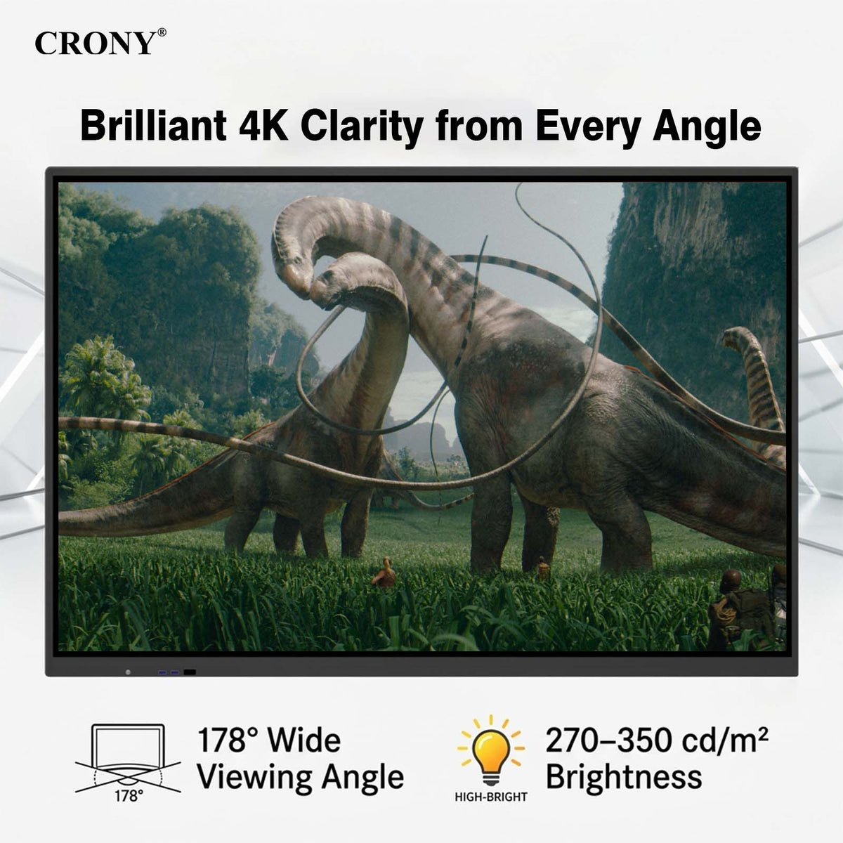 CRONY TX55-1 55 4K Interactive Whiteboard,4K Touch Screen,1-Year Local Warranty