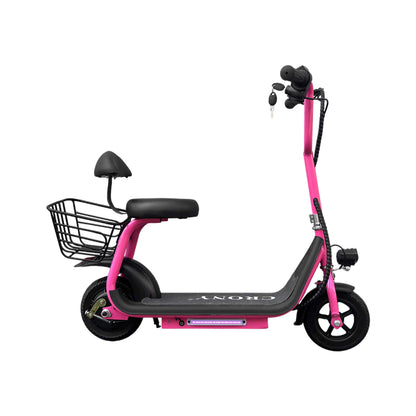 Crony JL005-03 Mini Harley is a compact and stylish electric scooter designed for effortless rides. Powered by a 250W motor and a 36V / 4.8Ah battery