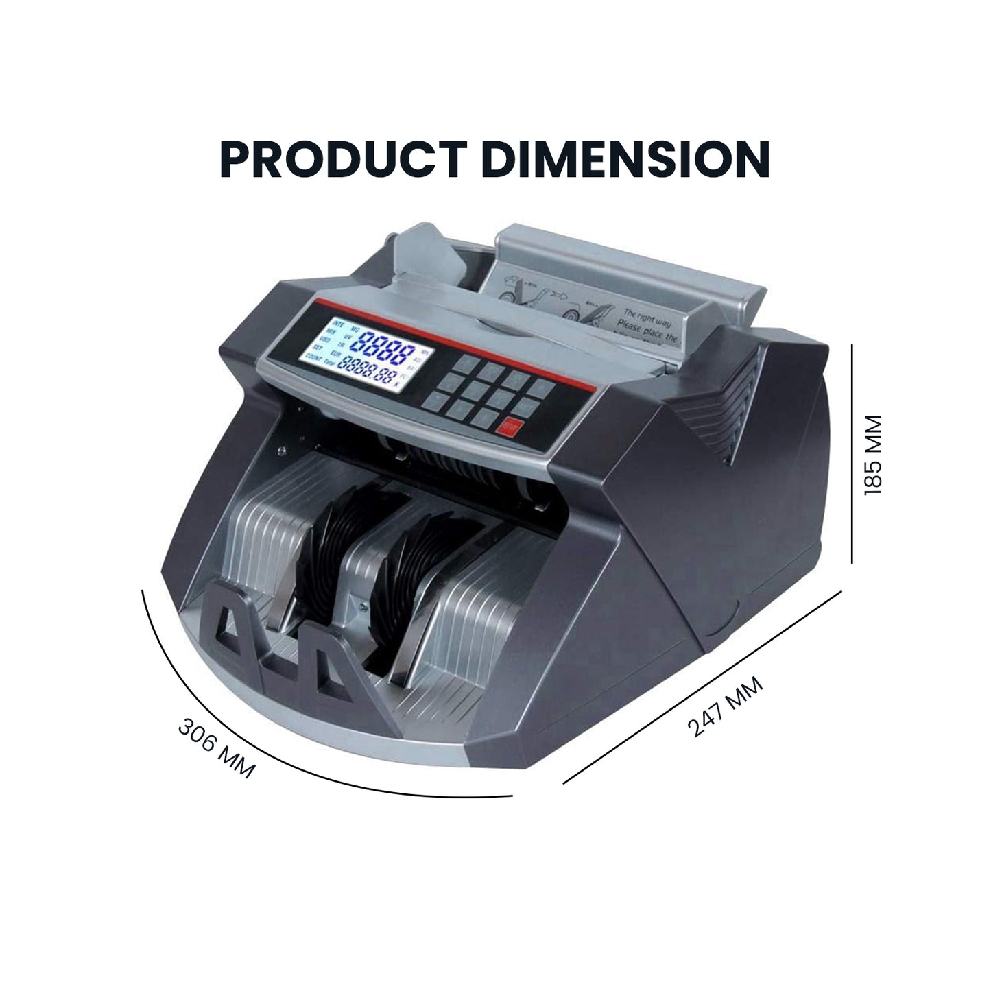 جهاز عد النقود CRONY JN-2040V وأجهزة التحقق من الأوراق النقدية
