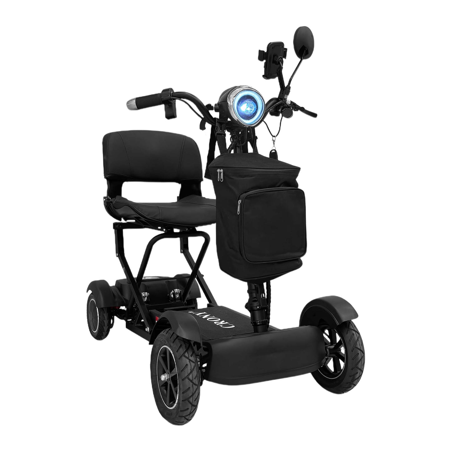 CRONY JP-Folding four-wheelcar Foldable Scooter for Unisex wheel electrical scooter smart folding