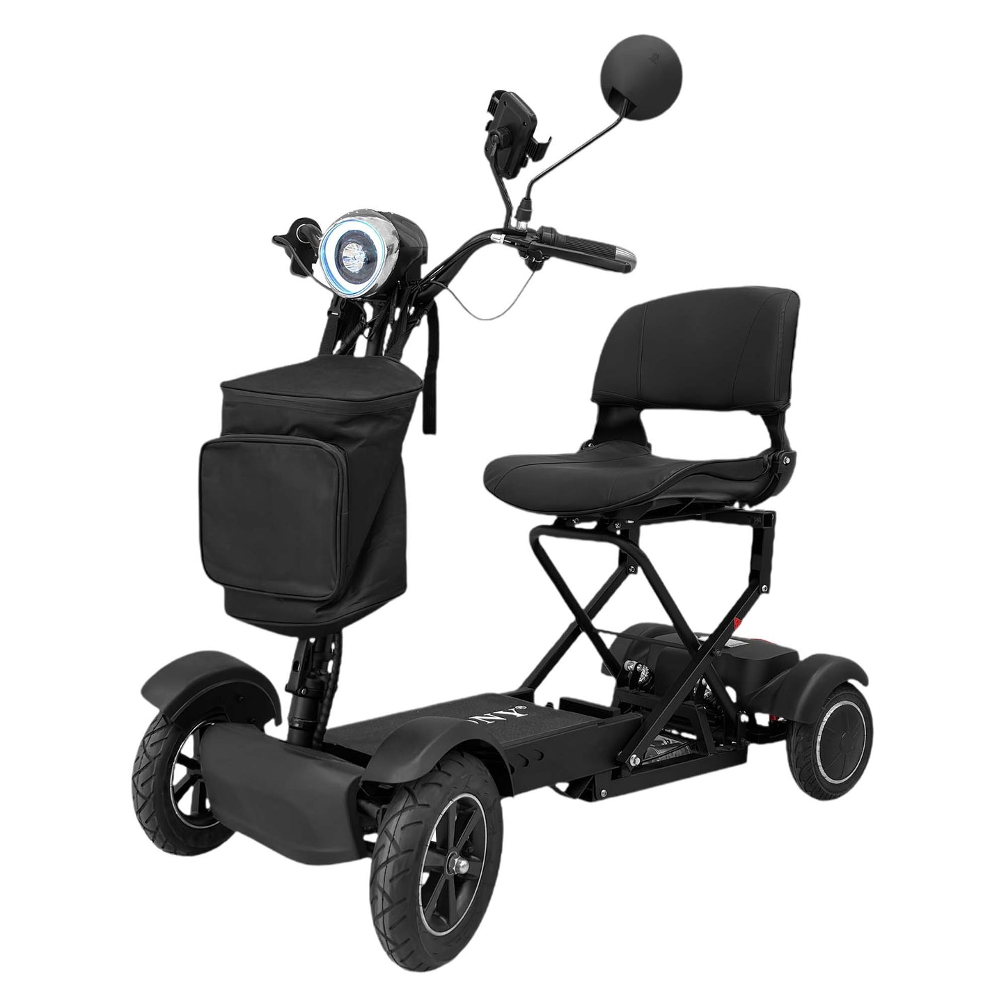 CRONY JP-Folding four-wheelcar Foldable Scooter for Unisex wheel electrical scooter smart folding