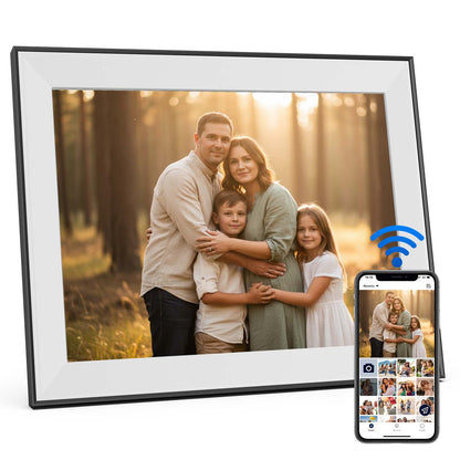 CRONY  JT16.2M-102 16.2 Inch WIFI Digital Photo Frame Android WiFi Cloud Digital Photo Frame – 32GB Touch Screen Display (JT162M-I02)
