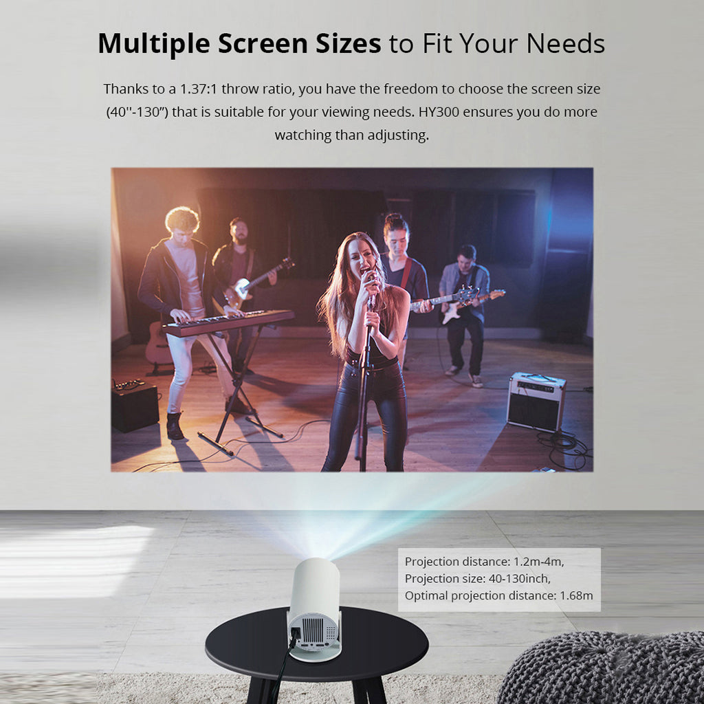 جهاز عرض أسطواني CRONY K1 محمول، مسرح منزلي صغير بدقة 720P، جهاز عرض أندرويد مع واي فاي، بلوتوث، HDMI، USB، 120 لومن، جهاز عرض أفلام داخلي للأطفال والعائلة