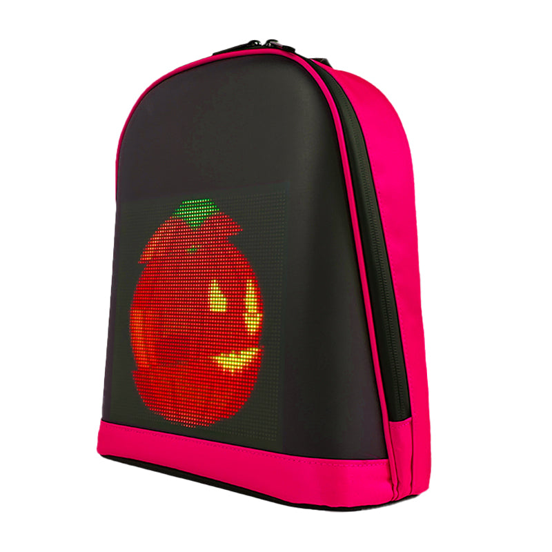 CRONY LED display backpack R1 motorcycle backpack with customizable programmable smart light-up digital display
