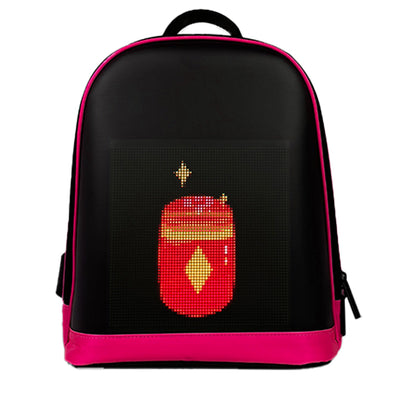 CRONY LED display backpack R1 motorcycle backpack with customizable programmable smart light-up digital display