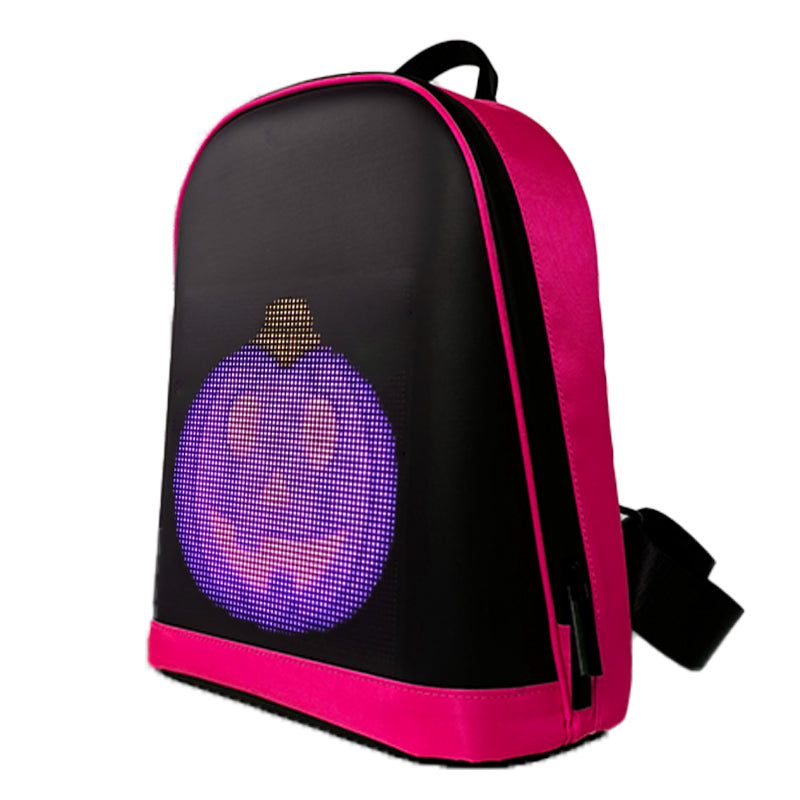 CRONY LED display backpack R1 motorcycle backpack with customizable programmable smart light-up digital display