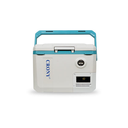 ثلاجة سيارة CRONY MC15 بسعة 15 لتر/تيار مستمر/تيار متردد شاشة LED فتحات تثبيت الحبال