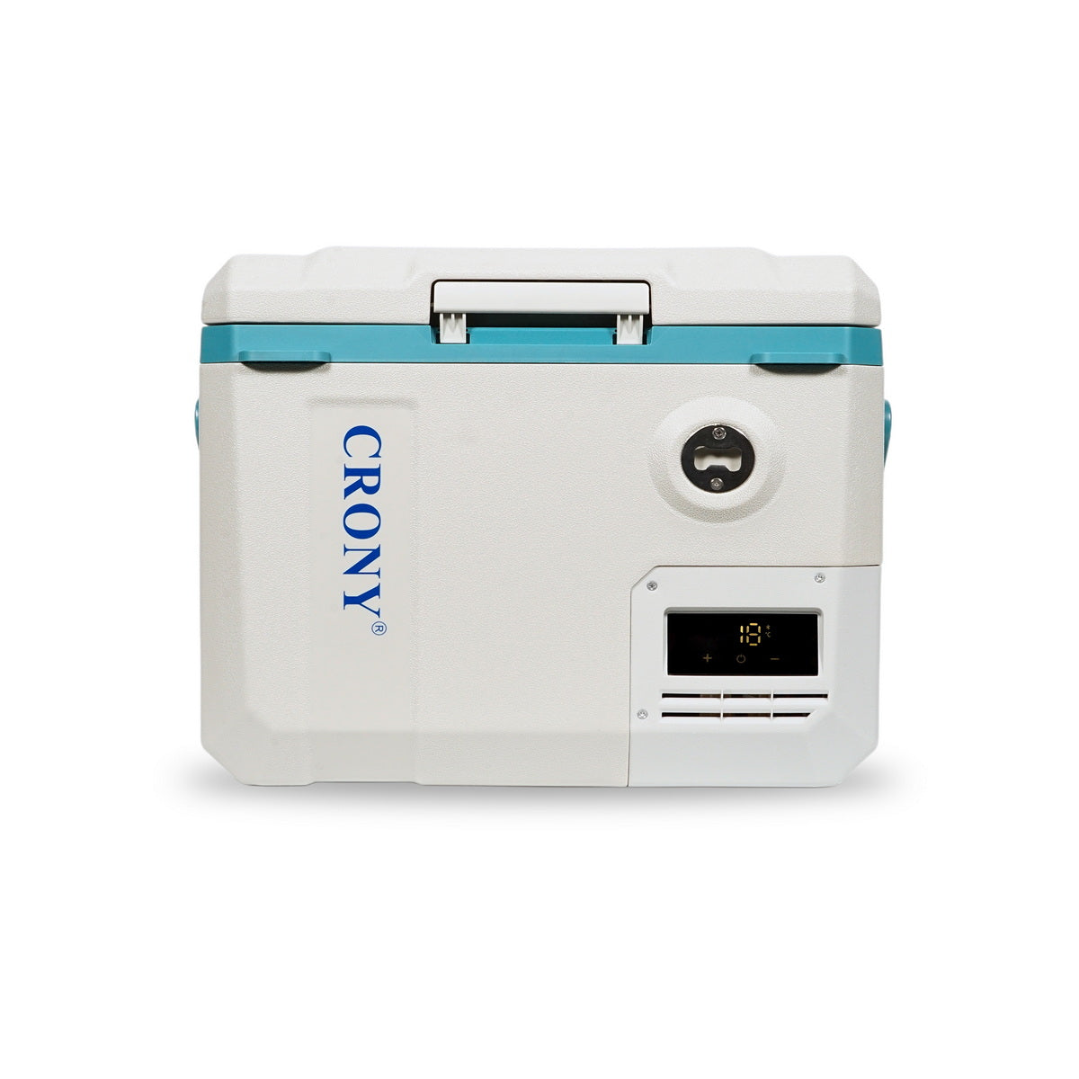 ثلاجة سيارة CRONY MC15 بسعة 15 لتر/تيار مستمر/تيار متردد شاشة LED فتحات تثبيت الحبال