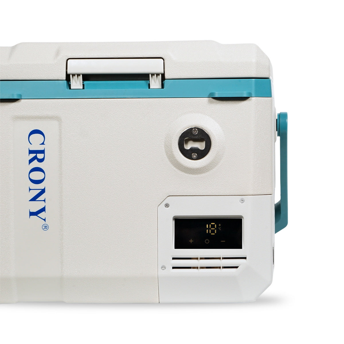 ثلاجة سيارة CRONY MC20 بسعة 20 لتر/تيار مستمر/تيار متردد فتاحة زجاجات حامل أكواب سياج سلكي قابل للإزالة