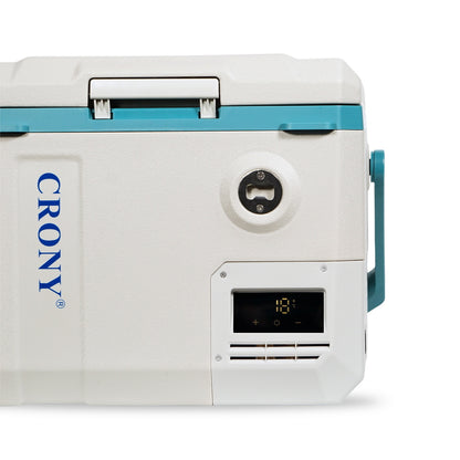 ثلاجة سيارة CRONY MC20 بسعة 20 لتر/تيار مستمر/تيار متردد فتاحة زجاجات حامل أكواب سياج سلكي قابل للإزالة