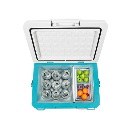 ثلاجة سيارة CRONY MC20 بسعة 20 لتر/تيار مستمر/تيار متردد فتاحة زجاجات حامل أكواب سياج سلكي قابل للإزالة